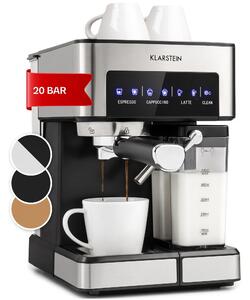 Klarstein Arabica Comfort kávovar s portafiltrom, 1350 W, 20 bar, 1,8 l, dotykový ovládací panel