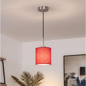 Brilagi - LED luster na lanku NUBILA 1xE27/60W/230V priemer 14 cm čierna/červená