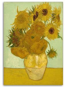 Obraz na plátne Slnečnice - Vincent van Gogh reprodukcie Rozmery: 40 x 60 cm