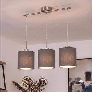 Brilagi - LED luster na lanku NUBILA 3xE27/60W/230V antracit