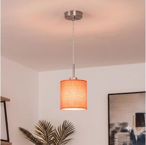 Brilagi - LED luster na lanku NUBILA 1xE27/60W/230V pr. 14 cm oranžový