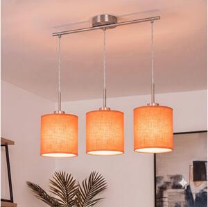 Brilagi - LED závesný luster na lanku NUBILA 3xE27/60W/230V, oranžový