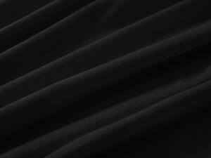 Zamatová látka Velvet Prémium SVP-023 Čierna - šírka 145 cm