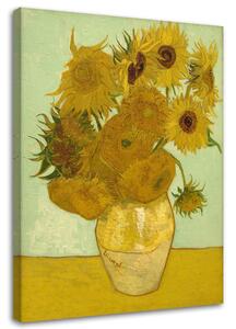 Obraz na plátne Slnečnice - Vincent van Gogh reprodukcie Rozmery: 40 x 60 cm