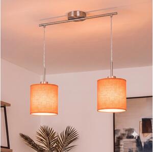 Brilagi - LED luster na lanku NUBILA 2xE27/60W/230V oranžový