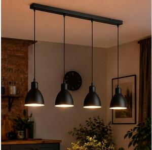 Brilagi - LED luster na lankách RIDDY 4xE27/60W/230V čierna