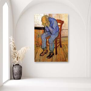 Obraz na plátne Starý muž v smútku - Vincent van Gogh reprodukcie Rozmery: 40 x 60 cm