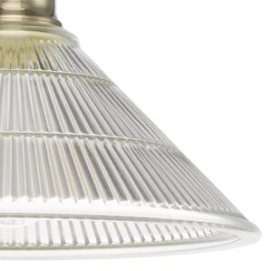 Där Lighting BOY0175 -Stropné svietidlo BOYD 1xE27/60W/230V pr. 25 cm mosadz/číre