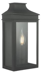 Där Lighting VAP5222 - Vonkajšie nástenné svietidlo VAPOUR 1xE14/60W/230V IP44 čierna