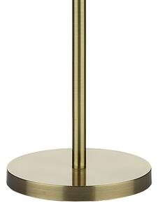 Där Lighting MAD4975 - Stojacia lampa MADRID 1xE27/60W/230V hnedá/mosadz