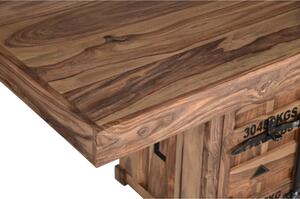 Massive home | Dřevěný jídení stůl z masivu Aurora - VÝPRODEJ MH6924-KW Palisandr