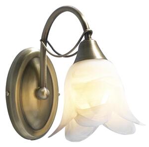 Där Lighting DOU0775 - Nástenné svietidlo DOUBLET 1xE14/40W/230V mosadz