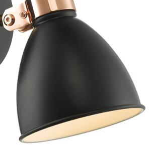 Där Lighting FRE0722 - Nástenné bodové svietidlo FREDERICK 1xE14/40W/230V čierne
