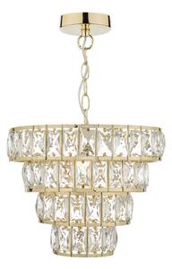 Där Lighting CER0135 - Luster na reťazi CERYS 1xE27/60W/230V zlatý