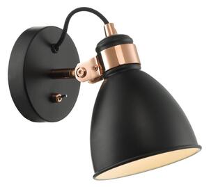 Där Lighting FRE0722 - Nástenné bodové svietidlo FREDERICK 1xE14/40W/230V čierne