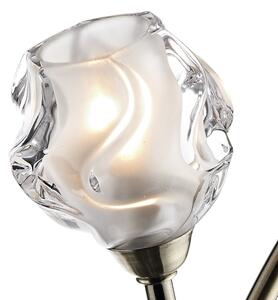 Där Lighting SEA0975 - Nástenné svietidlo SEATTLE 2xG9/40W/230V mosadz