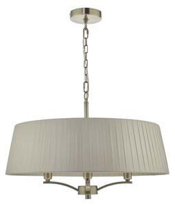 Där Lighting CRI0429 - Luster na reťazi CRISTIN 4xE14/40W/230V mosadz/taupe