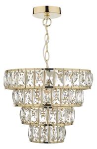 Där Lighting CER0135 - Luster na reťazi CERYS 1xE27/60W/230V zlatý