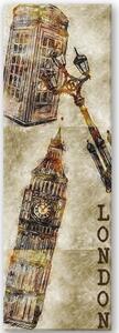 Obraz na plátne Big Ben v Londýne Rozmery: 30 x 90 cm