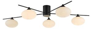 Där Lighting JAS5422 - Prisadené stropné svietidlo JASPER 5xG9/25W/230V čierne