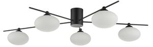 Där Lighting JAS5422 - Prisadené stropné svietidlo JASPER 5xG9/25W/230V čierne
