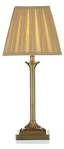 Där Lighting TAY4075-X - Stolná lampa TAYLOR 1xE14/40W/230V béžová/mosadz