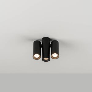 Milan Haul stropné LED svietidlo 3-pl., čierna