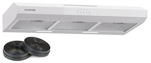 Klarstein Contempo 90, digestor, 90 cm, podskrinkový, 200 m³/h, LED, akryl, nehrdzavejúca oceľ