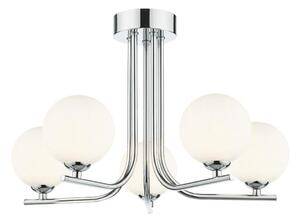 Där Lighting CRA5450-02 - Luster na tyči CRADLE 5xG9/25W/230V lesklý chróm