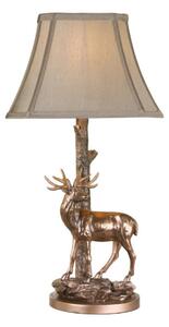 Där Lighting GUL5545-X - Stolná lampa GULLIVER 1xE27/60W/230V béžová/bronzová
