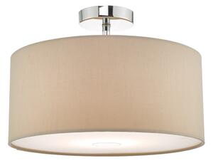 Där Lighting RON6529 - Luster na lanku RONDA 1xE27/60W/230V čierna/béžová