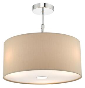 Där Lighting RON6529 - Luster na lanku RONDA 1xE27/60W/230V čierna/béžová