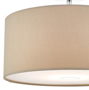 Där Lighting RON6529 - Luster na lanku RONDA 1xE27/60W/230V čierna/béžová