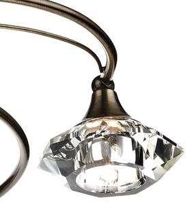 Där Lighting LUT0675 - Prisadený luster LUTHER 6xG9/40W/230V mosadz