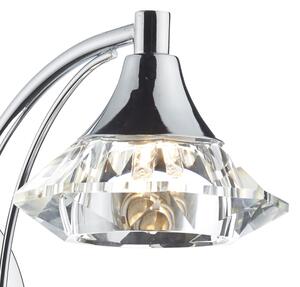 Där Lighting LUT0750 - Nástenné svietidlo LUTHER 1xG9/40W/230V lesklý chróm