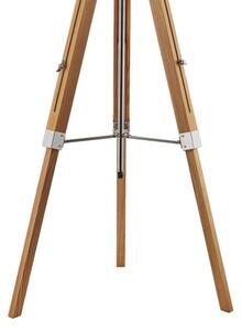 Där Lighting EAS4943 - Stojacia lampa EASEL 1xE27/60W/230V hnedá