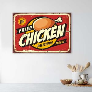 Obraz na plátne Pečené kurča znamenie Rozmery: 60 x 40 cm