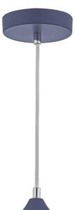Där Lighting KAE0123 - Závesné svietidlo na lanku KAELAN 1xE27/60W/230V modrá