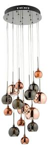 Där Lighting AUR1564 - Závesný luster na lane AURELIA 15xG4/10W/230V