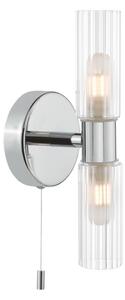 Där Lighting BOL0950 - Kúpeľňové nástenné svietidlo BOLTON 2xG9/5W/230V IP44 chróm