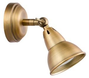 Där Lighting NAT0742 - Nástenné bodové svietidlo NATHANIEL 1xGU10/11W/230V mosadz