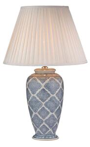 Där Lighting ELY4223 - Stolná lampa ELY 1xE27/60W/230V modrá