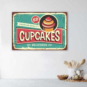 Obraz na plátne Nápis Muffin Rozmery: 60 x 40 cm