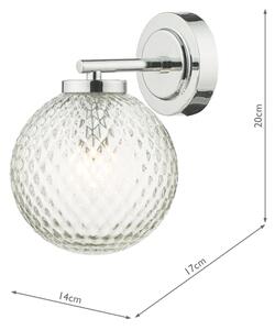 Där Lighting WAY0750 - Kúpeľňové nástenné svietidlo WAYNE 1xG9/3W/230V IP44 chróm