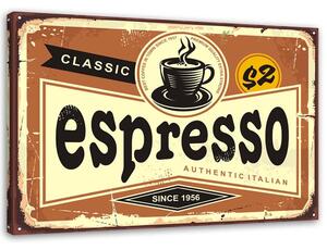 Obraz na plátne Ceduľa espresso Rozmery: 60 x 40 cm