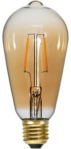 Teplá LED/filamentová žiarovka E27, 1 W Plain Amber – Star Trading