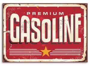Obraz na plátne Ceduľa retro benzín Rozmery: 60 x 40 cm