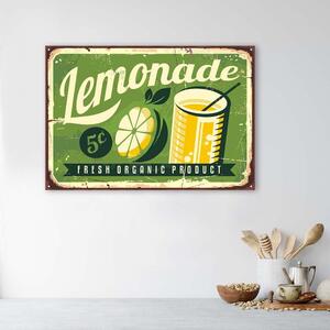 Obraz na plátne Ceduľa retro limonáda Rozmery: 60 x 40 cm
