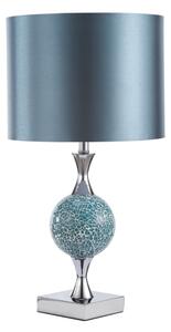 Där Lighting ELS4223 - Stolná lampa ELSA 1xE27/40W/230V modrá/lesklý chróm
