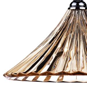 Där Lighting ARD866 -Luster na reťazi ARDECHE 1xE27/60W/230V mosadz/dymová hnedá